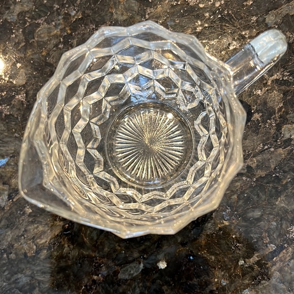 Vintage Crystal Creamer and Sugar Set - Picture 9 of 15